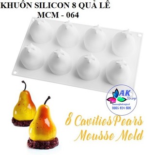 KHUÔN SILICON 8 QUẢ LÊ / 2504.012