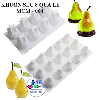 KHUÔN SILICON 8 QUẢ LÊ / 2504.012