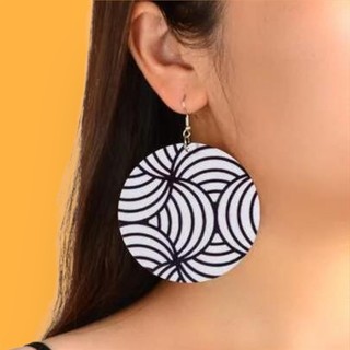 Bông tai gỗ bản lớn | Lí lì li