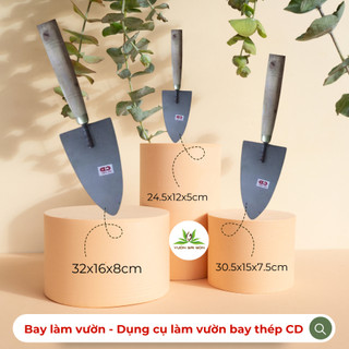 Bay làm vườn CD, dụng cụ làm vườn giúp cào, xới, lấp đất thuận tiện, dễ dàng vệ sinh