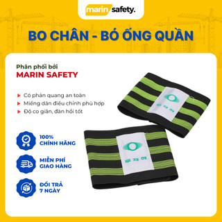 Bo chân Hàn Quốc phản quang, bó ống quần màu xanh lá