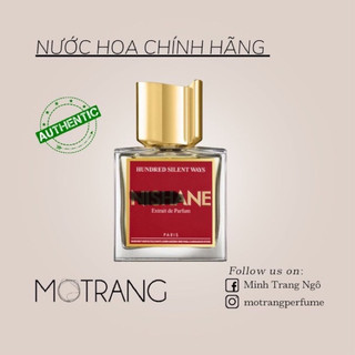 Nước hoa unisex hundred silent ways extrait de parfum nhẹ nhàng, tinh tế 5ml - 10ml - 20ml