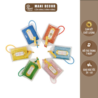 Túi phước may mắn - charm đeo thần chú các vị phật cầu may mắn - tài lộc - tặng kèm hộp gấm