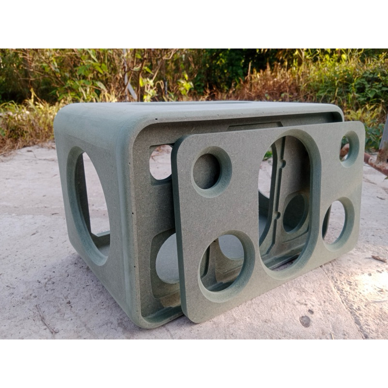 Box loa thô MDF 12mm bo siêu cong cho combo 2.1 200W Sub BB3 LT Speaker
