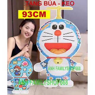 Đồ chơi doremon xăm trổ mon 93cm 95cm Đồ chơi lắp ráp mô hình Xếp hình nano 3d nanoblocks cỡ lớn