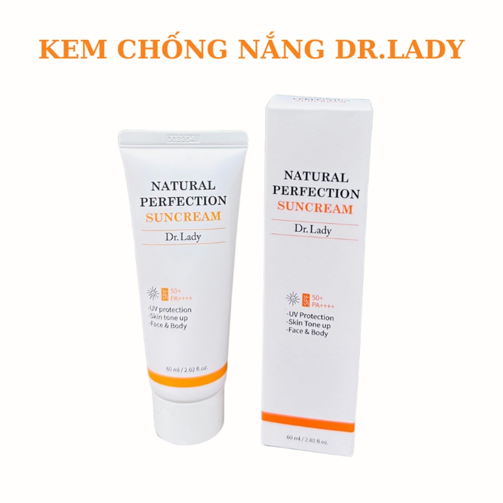 Kem chống nắng Dr Lady Natural PERFECTION Suncream 60ml