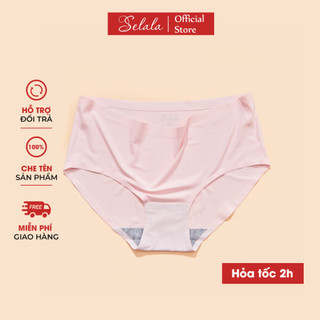 Quần Lót Nữ Selala Su Lạnh Không Viền Kháng Khuẩn Mềm Mịn Cạp Vừa SE07