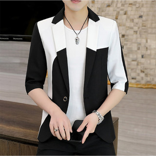 Áo vest nam tay lỡ phối màu đen trắng trẻ trung năng động N30