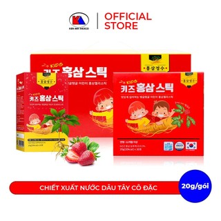 Thạch Hồng Sâm cho bé Elnutri, Hàn Quốc, vị dâu không đắng, tăng đề kháng và giúp bé ăn ngon HSD T1/2025