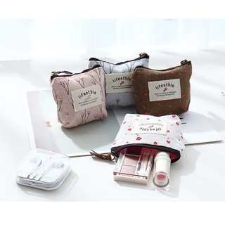 Ví vải mini đựng son môi, chìa khóa, đựng tiền