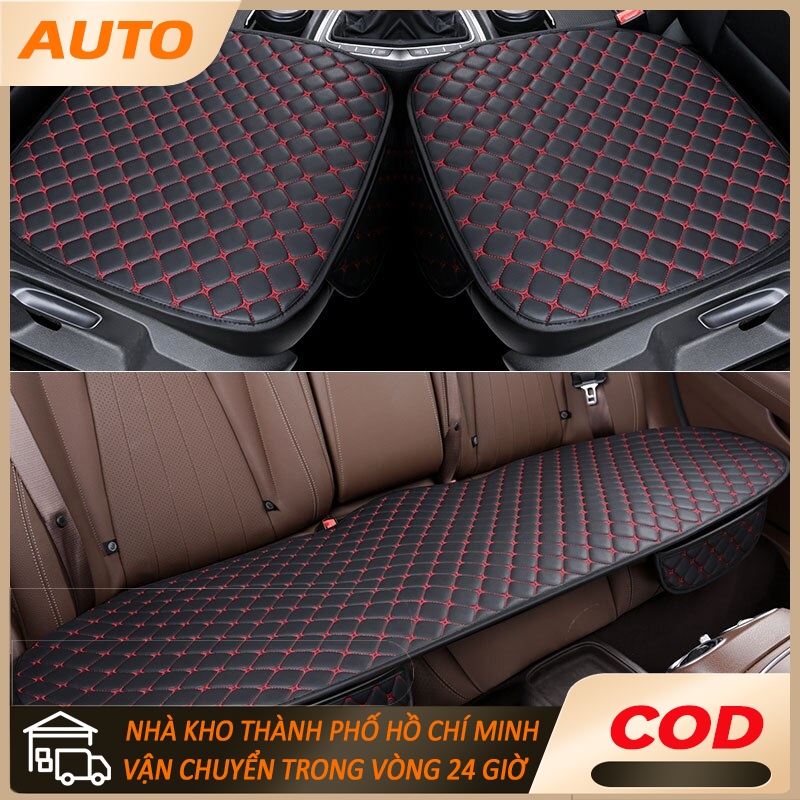 Đệm bọc ghế ngồi xe chống trượt mềm mại thoáng khí - Miếng lót ghế xe ô tô, lót ghế xe hơi, tấm lót ghế da cao cấp