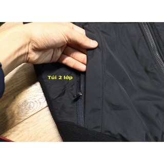 Áo khoác nỉ dày xuất Hàn (phối vải cản gió)