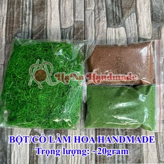 Cỏ và bột trang trí hoa 7k/ gói 20gam
