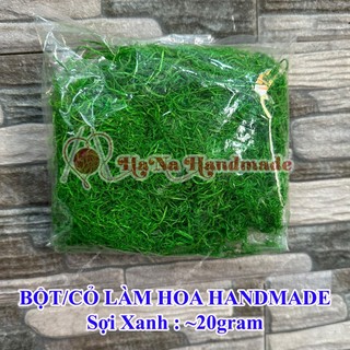 Cỏ và bột trang trí hoa 13k/ gói 20gam