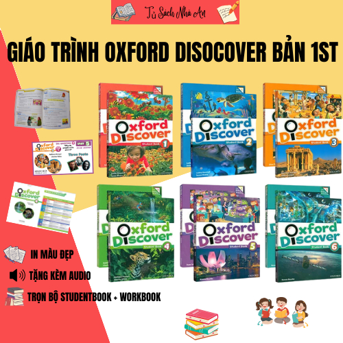 Sách - Oxford Discover level 1 đến 4 (gồm SB và WB)