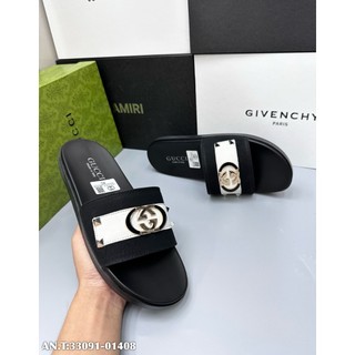 Dép quai ngang gucci mác nam, dép lê gc 4 đinh thiết kế sang trọng, thời trang mới nhất 2024 *99