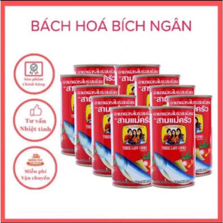 Cá Nục Xốt Cà 3 cô gái thái Lan Lon 155g