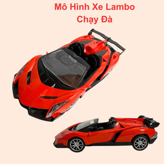 Mô hình siêu xe đua mô hình ô tô chạy đà kích thước lớn 27cm màu đỏ tươi tắn thiết kế hiện đại