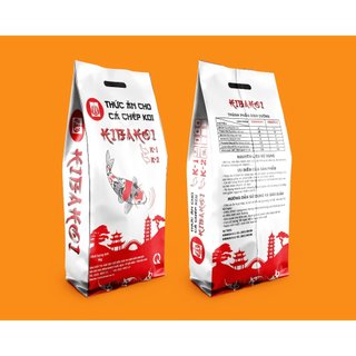 Cám cá koi Kibakoi 2 trong 1 - cho cá Koi - tăng size mạnh, lên màu chuẩn Bao 5kg