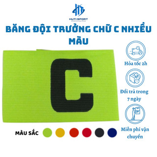 Băng đội trưởng chữ c nhiều màu cao cấp