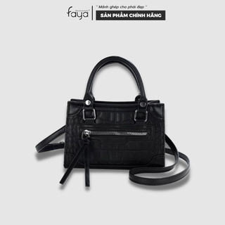 Faya - Túi quai xách T2101 da vân sang trọng