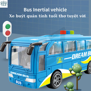 Nhiều loại xe bus đồ chơi trẻ em, mô hình xe buýt, có đèn và âm nhạc, đồ chơi bé trai, xe buýt trường học, công cộng.