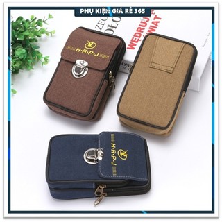 Túi Vải Đựng Điện Thoại Đeo Hông Thắt Lưng Thời Trang
