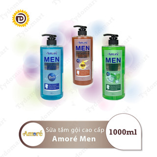 Sữa Tắm gội Cao Cấp Amore Men 2 in 1 Thái Lan 1000ml chính hãng