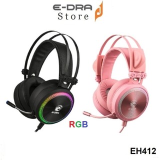 Tai nghe Gaming EDRA EH412 PRO Pink / Black Led RGB