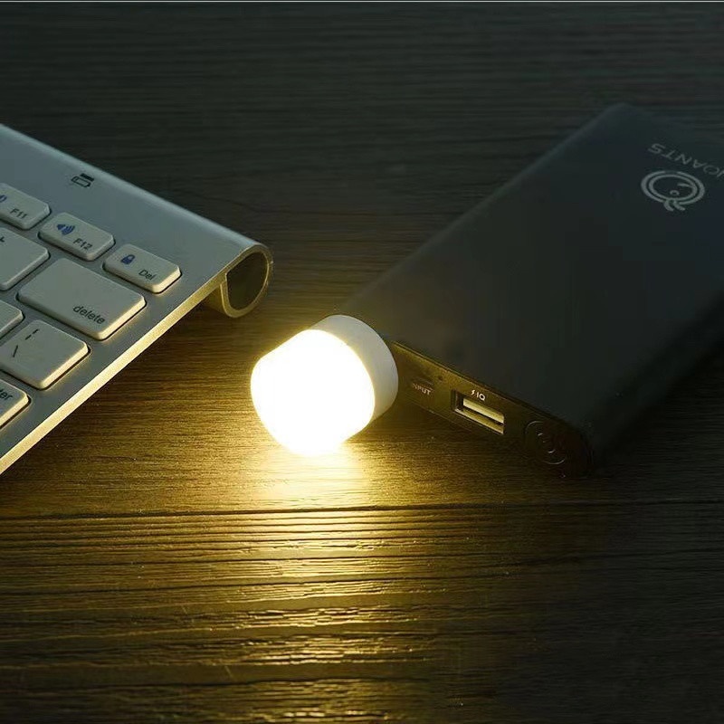 Đèn LED Đọc Sách Bảo Vệ Mắt Sạc USB Hình Tròn Nhỏ đọc sách tròn nhỏ cổng sạc usb gắn máy tính / laptop