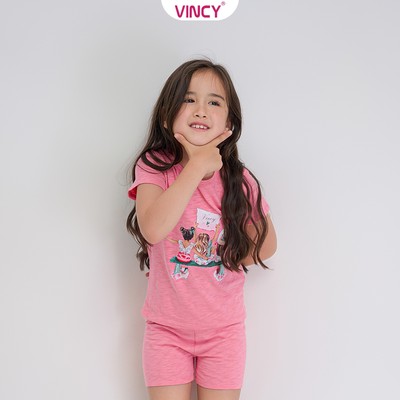 Bộ Đồ Short Thun Cho Bé Vincy KST088W12