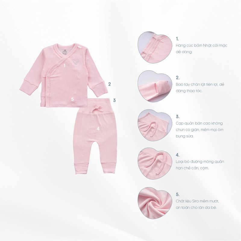 Bộ Bu sơ sinh Joyful - Bu siro cho bé trai bé gái