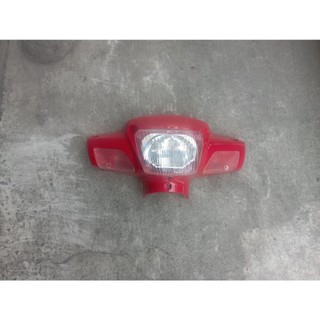 Bàn thờ/ đầu đèn + chóa đèn + kiếng đèn trước + chụp xi nhan trước xipo 120 suzuki sport rgv chính hãng malaysia