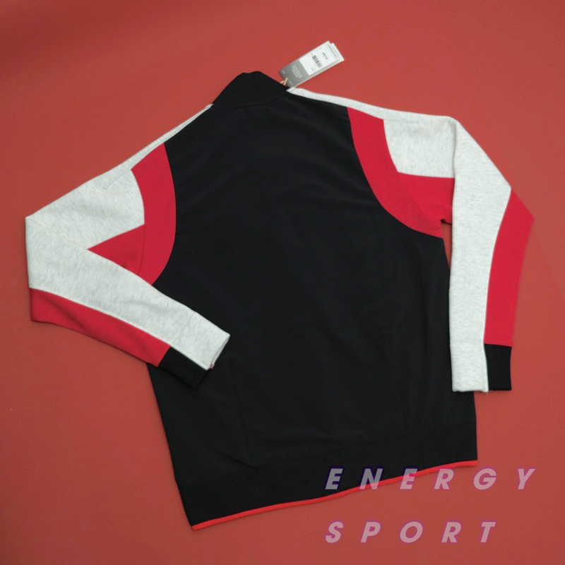 Áo Khoác Bomber Thể Thao Unisex Adidas VRCT Jacket Xám/Đỏ - FL3593