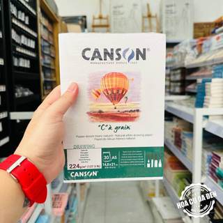 [DA ĐEN] Sổ Vẽ Canson® Cgrain 125 |180 | 224gsm Pháp 30 Tờ