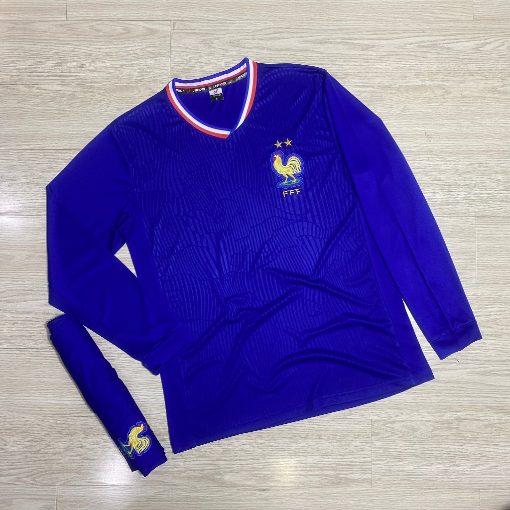 Quần áo bóng đá tay dài các đội tuyển 2023 logo thêu Vải thun lạnh cao cấp B2