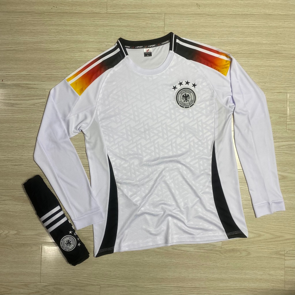 Quần áo bóng đá tay dài các đội tuyển 2023 logo thêu Vải thun lạnh cao cấp B2