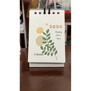 Lịch để bàn mini 2024 có lịch âm phong cách đơn giản - cập nhật lịch tháng 3/2025 cho các đơn từ 1/4/2024