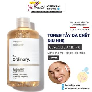 Toner The Ordinary Toner tẩy da chết glycolic acid 7% 240ml Toning Solution