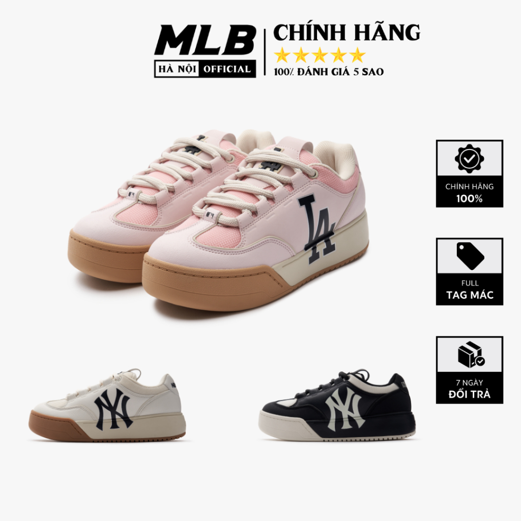 Giày MLB Chính Hãng Chunky Wide Cổ Thấp Unisex 2023