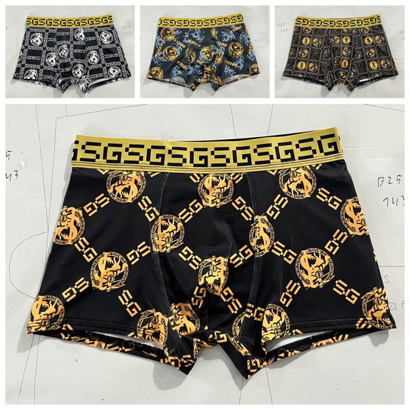 Quần Lót Nam, Sịp Đùi Boxer, Chất Liệu Cotton Lạnh Kháng Khuẩn Cao Cấp, Co Giãn Thoải Mái Tạo Cảm Giác Dễ Chịu Khi Mặc