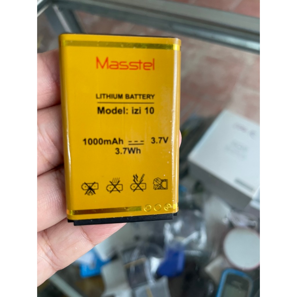 Pin masstel izi 10,11,12,T1, S1... 4G các loại dùng chung zin bóc máy Cũ