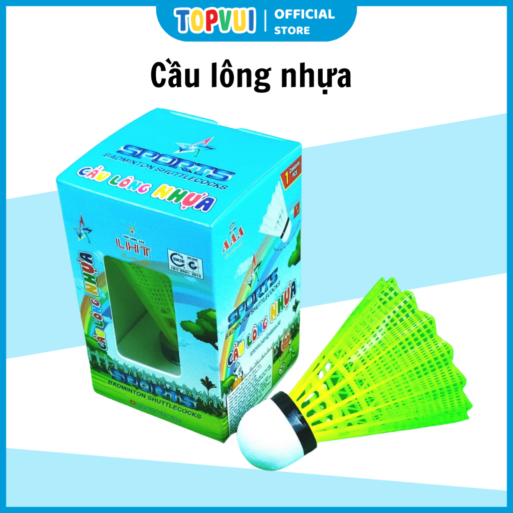 Cầu lông nhựa tổng hợp LIÊN HIỆP THÀNH cao cấp chính hãng, đường bay ổ