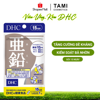 Viên uống kẽm DHC Nhật Bản hỗ trợ giảm mụn tăng cường đề kháng gói 15 ngày, 30 ngày Zinc TM-DHC-ZIN