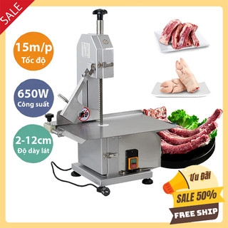 Máy cưa xương cắt thịt, cá đông lạnh j120 650w chất liệu inox