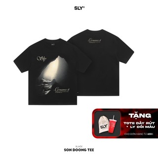 Áo thun cổ tròn SLY Son Doong màu đen