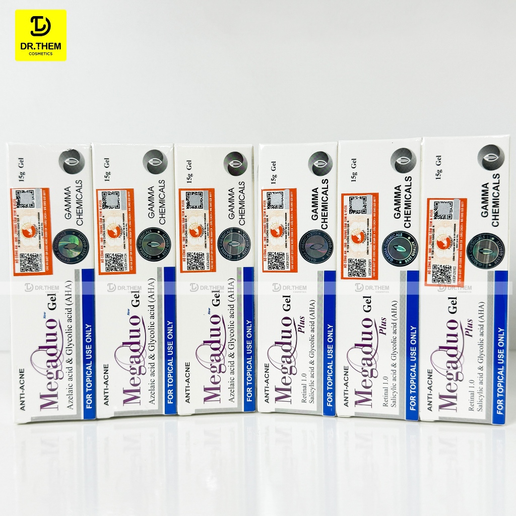 Megaduo Gel/Plus Gamma 15g-30g, Gel Giảm Mụn Ẩn, Thâm, Đầu Đen Cho Da Dầu Mụn - Dr Thêm | BigBuy360 - bigbuy360.vn