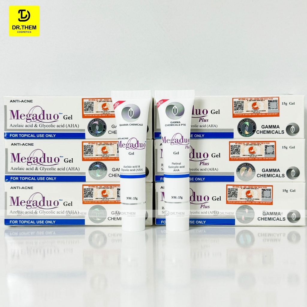 Megaduo Gel/Plus Gamma 15g-30g, Gel Giảm Mụn Ẩn, Thâm, Đầu Đen Cho Da Dầu Mụn - Dr Thêm | BigBuy360 - bigbuy360.vn