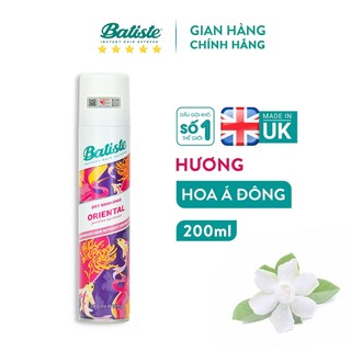 Dầu Gội Khô Batiste Hương Hoa Á Đông Sang Trọng Quý Phái - Batiste Dry Shampoo Pretty & Opulent Oriental 200ml
