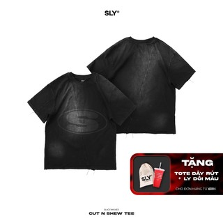 Áo thun wash cổ tròn SLY Cut N Shew